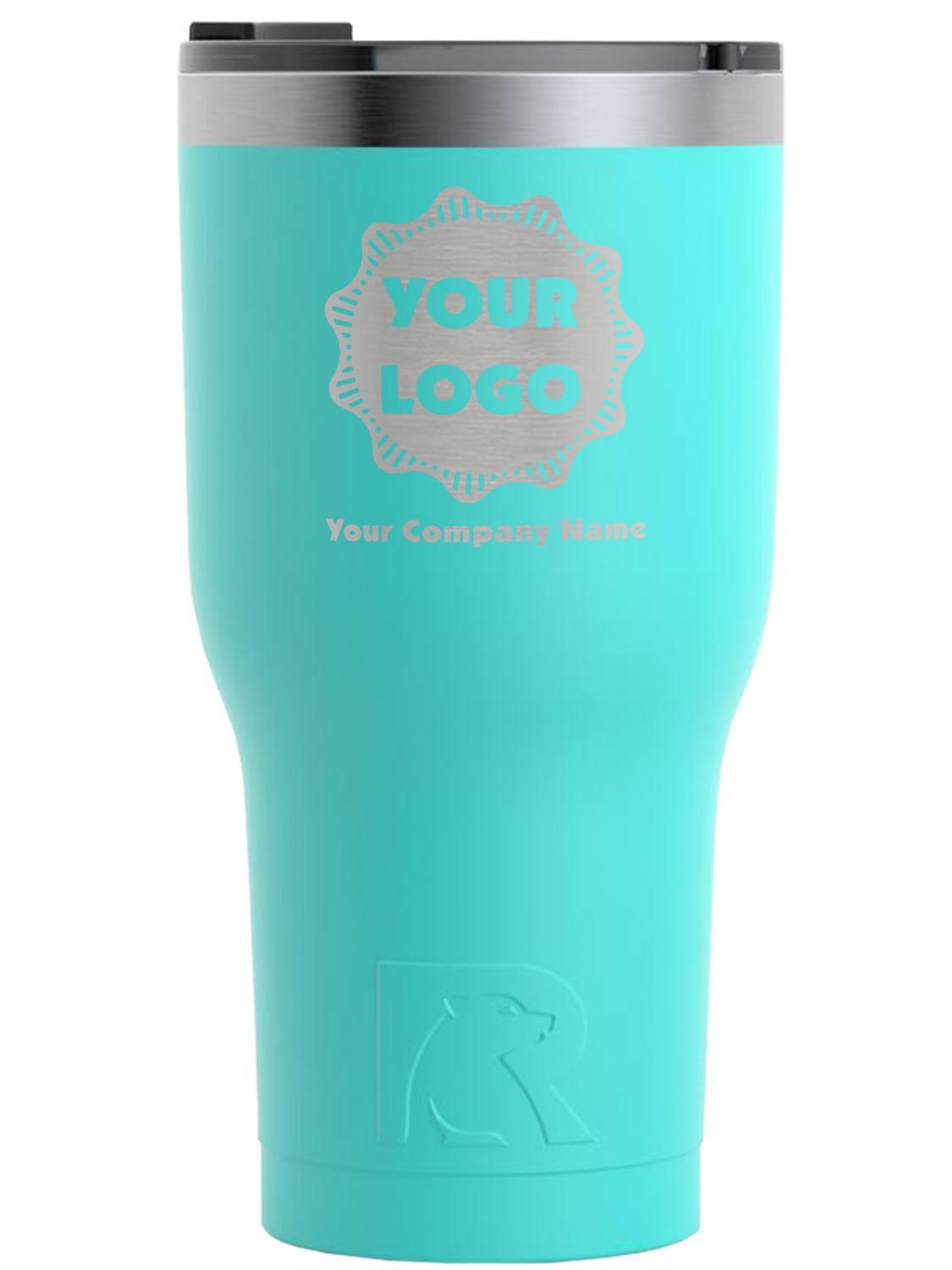 https://www.youcustomizeit.com/common/MAKE/638421/Logo-Company-Name-Teal-RTIC-Tumbler-Front.jpg?lm=1686953171