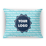 Logo & Company Name Rectangular Throw Pillow Case - 12" x 18"