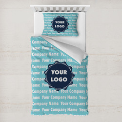 Logo & Company Name Toddler Bedding Set - With Pillowcase