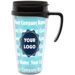 Logo & Company Name Acrylic Travel Mug with Handle