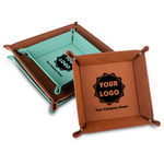 Logo & Company Name Faux Leather Dice Tray