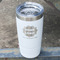 Logo & Company Name White Polar Camel Tumbler - 20oz - Angled