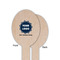 Logo & Company Name Wooden Food Pick - Oval - Single Sided - Front & Back