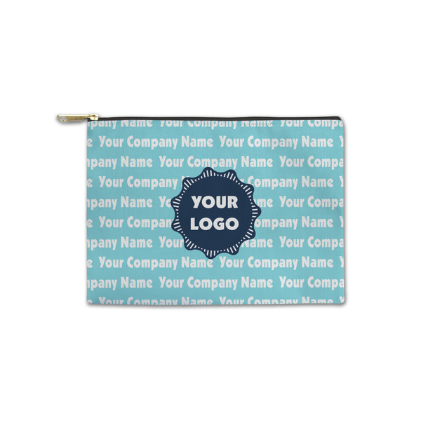 Custom Logo & Company Name Zipper Pouch - Small - 8.5" x 6"