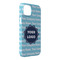 Logo & Company Name iPhone 14 Plus Case - Angle