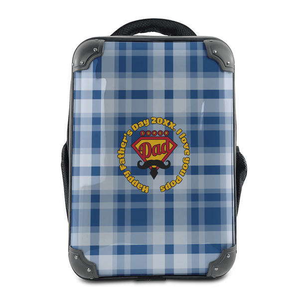 Custom Hipster Dad 15" Hard Shell Backpack (Personalized)