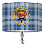 Hipster Dad 16" Drum Lamp Shade - Poly-film (Personalized)