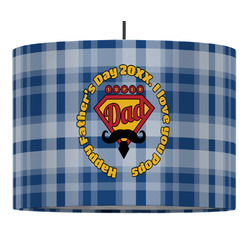 Hipster Dad Drum Pendant Lamp (Personalized)