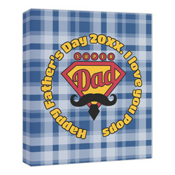 Hipster Dad Canvas Print - 20x24 (Personalized)