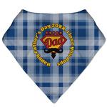 Hipster Dad Bandana Bib (Personalized)