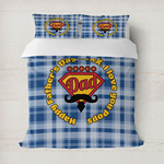 Hipster Dad Duvet Cover (Personalized)