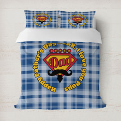 Hipster Dad Duvet Cover Set - Full / Queen (Personalized)
