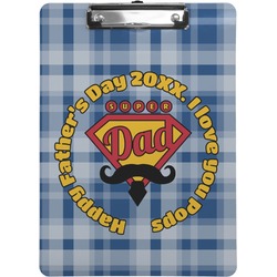 Hipster Dad Clipboard (Letter Size) (Personalized)