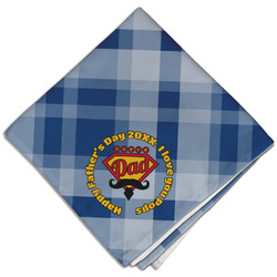 Hipster Dad Cloth Dinner Napkin - Single w/ Name or Text