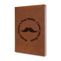 Hipster Dad Leatherette Journal - Double Sided (Personalized)