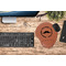 Hipster Dad Cognac Leatherette Mousepad with Wrist Support - Lifestyle Image