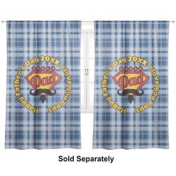 Hipster Dad Curtain Panel - Custom Size (Personalized)