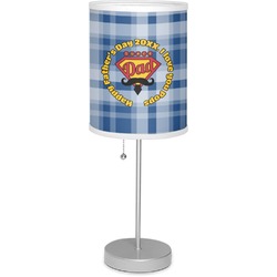 Hipster Dad 7" Drum Lamp with Shade (Personalized)