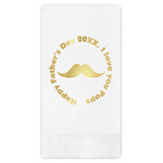 Hipster Dad Guest Napkins - Foil Stamped (Personalized)