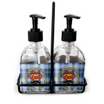 Hipster Dad Glass Soap & Lotion Bottle Set (Personalized)