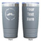Hipster Dad Gray Polar Camel Tumbler - 20oz - Double Sided - Approval