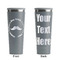 Hipster Dad Grey RTIC Everyday Tumbler - 28 oz. - Front and Back