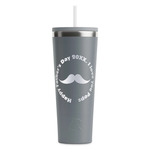 Hipster Dad RTIC Everyday Tumbler with Straw - 28oz - Grey - Double-Sided (Personalized)