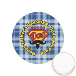 Hipster Dad Printed Cookie Topper - 1.25" (Personalized)