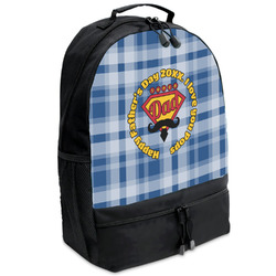 Hipster Dad Backpacks - Black (Personalized)