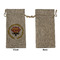 Hipster Dad Large Burlap Gift Bags - Front Approval