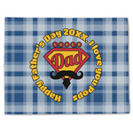 Hipster Dad Single-Sided Linen Placemat - Single w/ Name or Text