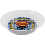 Hipster Dad Melamine Bowl (Personalized)