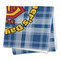 Hipster Dad Microfiber Dish Rag - FOLDED (square)