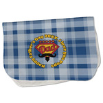 Hipster Dad Burp Cloth - Fleece w/ Name or Text