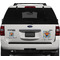 Hipster Dad Personalized Square Car Magnets on Ford Explorer