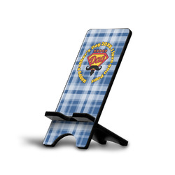 Hipster Dad Cell Phone Stand (Large) w/ Name or Text