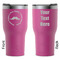 Hipster Dad RTIC Tumbler - Magenta - Double Sided - Front & Back