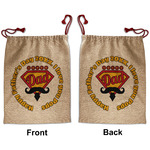 Hipster Dad Santa Sack - Front & Back (Personalized)