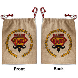 Hipster Dad Santa Sack - Front & Back (Personalized)