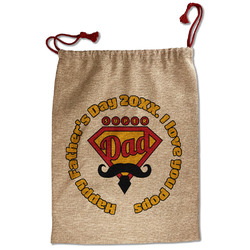 Hipster Dad Santa Sack - Front (Personalized)