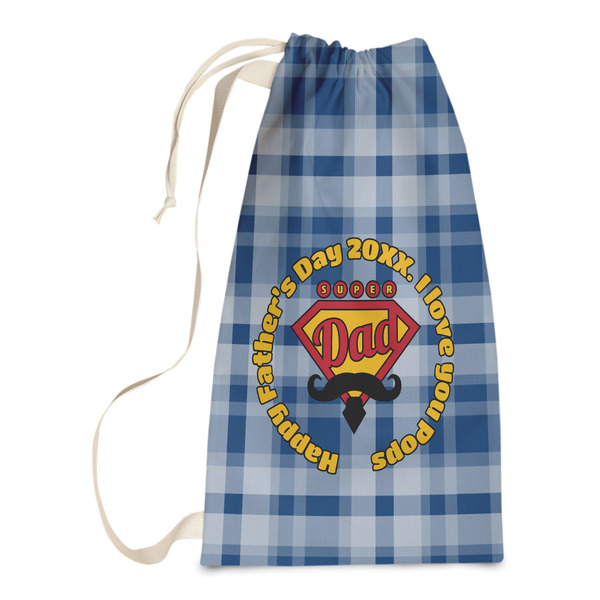 Custom Hipster Dad Laundry Bags - Small (Personalized)