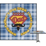 Hipster Dad Square Table Top (Personalized)