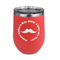 Hipster Dad Stainless Wine Tumblers - Coral - Double Sided - Front