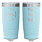 Hipster Dad Teal Polar Camel Tumbler - 20oz -Double Sided - Approval