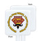 Hipster Dad White Plastic Stir Stick - Single Sided - Square - Approval