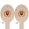 Hipster Dad Wooden Food Pick - Oval - Double Sided - Front & Back