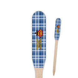 Hipster Dad Paddle Wooden Food Picks - Single Sided (Personalized)