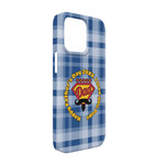 Hipster Dad iPhone Case - Plastic - iPhone 13 (Personalized)