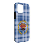 Hipster Dad iPhone Case - Rubber Lined - iPhone 13 Pro Max (Personalized)