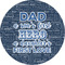 My Father My Hero 1" Multipurpose Round Labels - Single Sticker